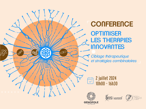 Conférence Thérapies Innovantes et Combinatoires #3 Mardi 2 juillet 2024 Optimiser les thérapies innovantes pour mieux les associer : Ciblage thérapeutique et stratégies combinatoires