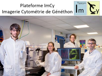 L'équipe de a plateforme d’imagerie - cytométrie de Généthon - Réseau OCCIGEN