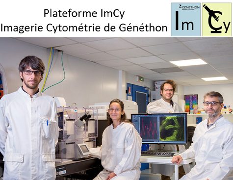 L'équipe de a plateforme d’imagerie - cytométrie de Généthon - Réseau OCCIGEN