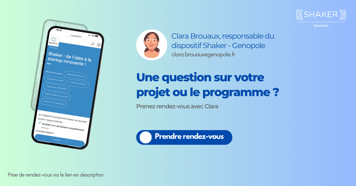 Clara BROUAUX - Program Manager - Shaker - Une question ? Prenez Rendez-vous.